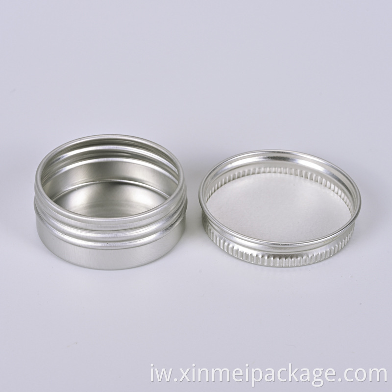 15 מ"ל פחית מתכת כסף 15ml silver metal can